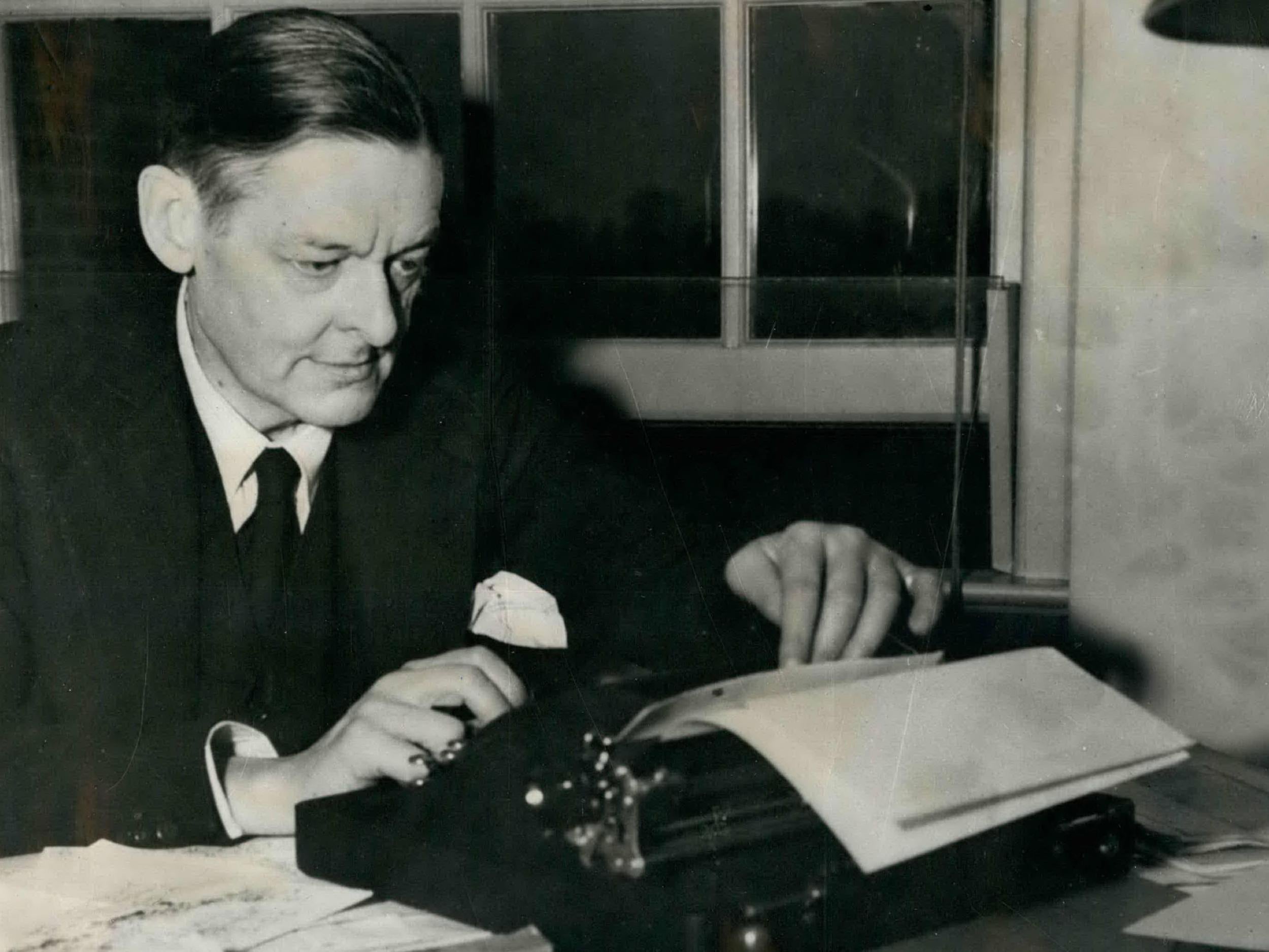 Eliot at Princeton, 1948: a reserved persona who was unlikely to bare his soul