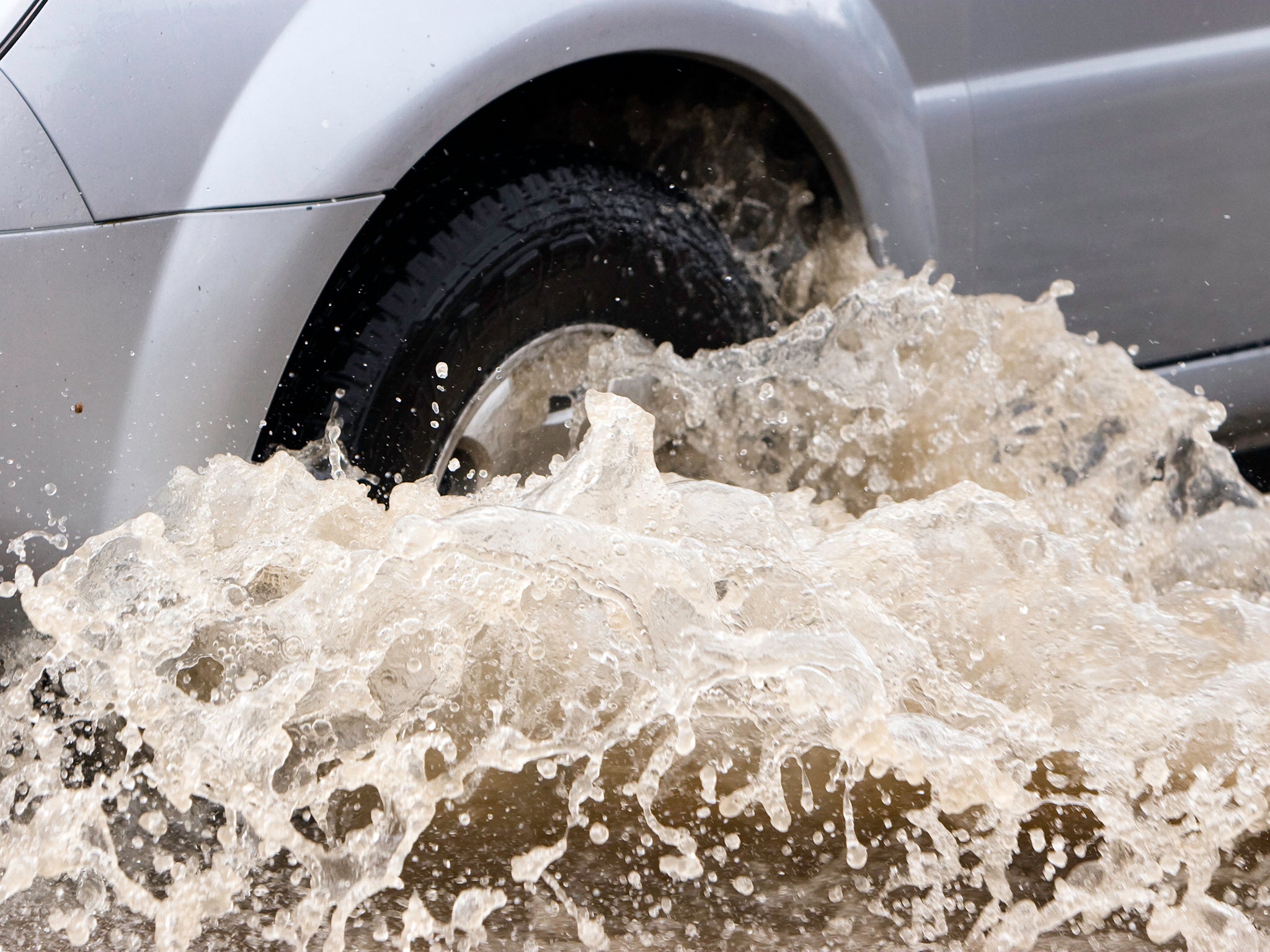 It is thought drivers splashed Hilda Moore by driving through puddles before she died