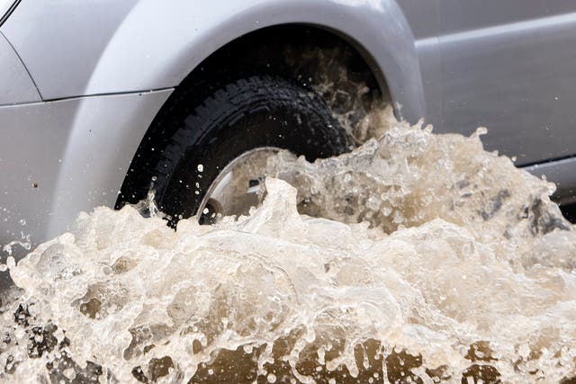 It is thought drivers splashed Hilda Moore by driving through puddles before she died