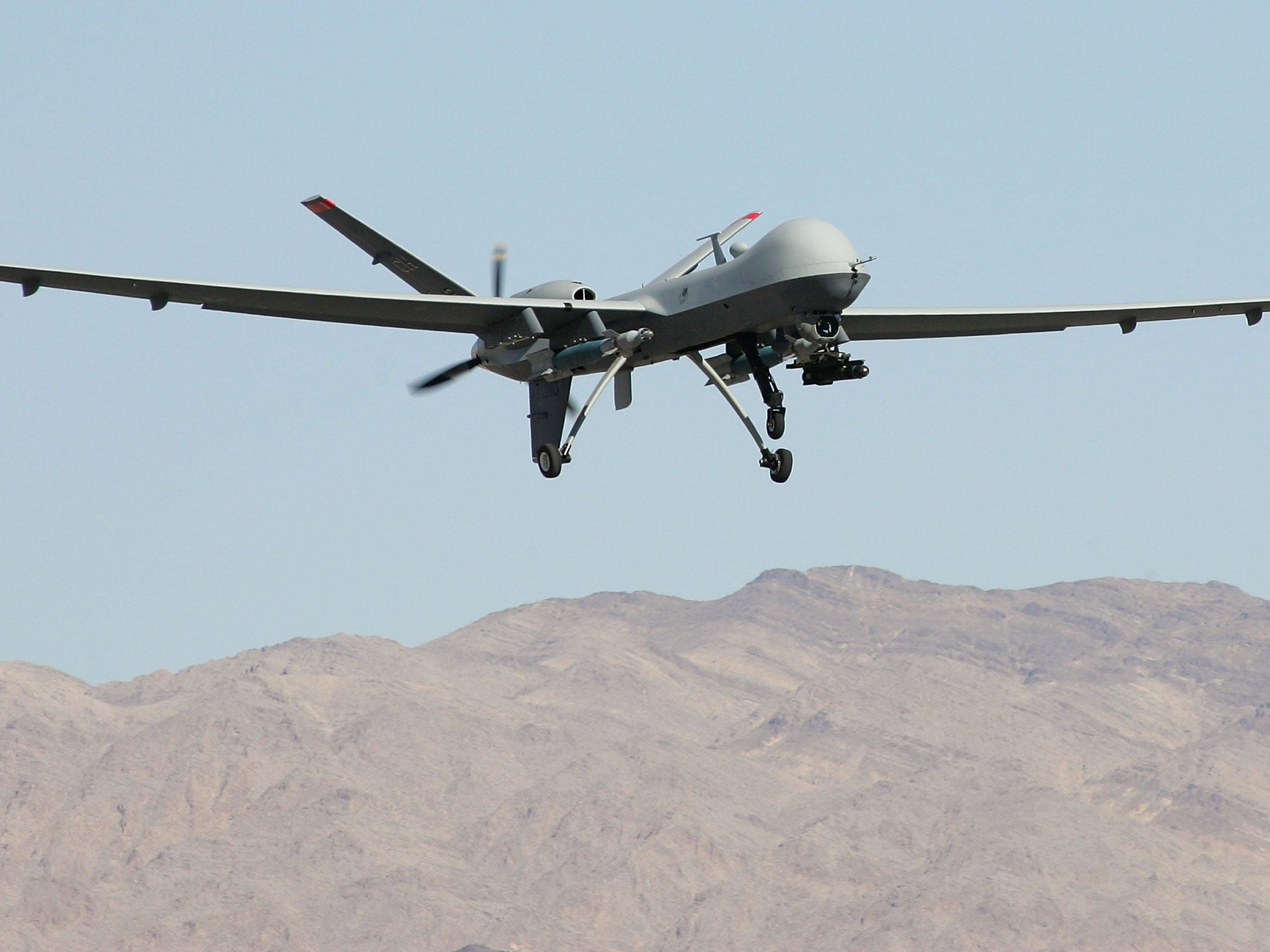 Reaper drones and other aircraft were called in to support US fighters