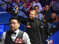 Hawkins knocks out tournament favourite Ding in Sheffield