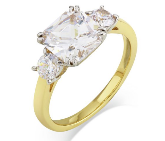 Argos is selling a replica of Meghan's engagement ring for a fraction of the price (Argos)