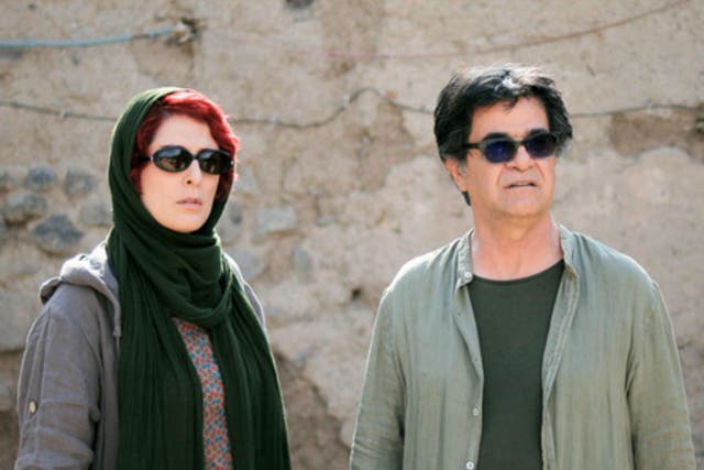 Behnaz Jafari and Jafar Panahi in his film '3 Faces'