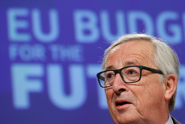 Jean-Claude Juncker presents proposals for the Budget at the European Commission in Brussels
