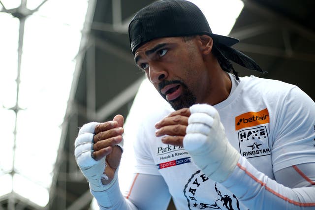 David Haye is out for revenge