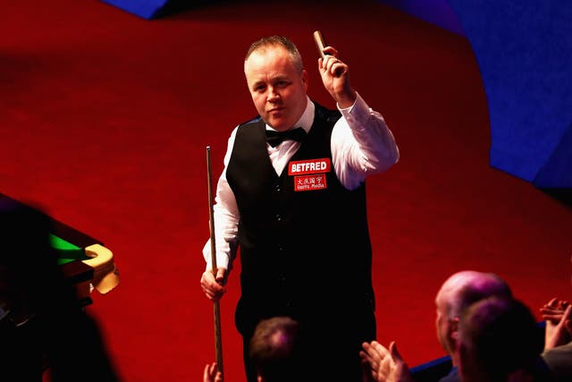 John Higgins edged out Judd Trump in the final frame