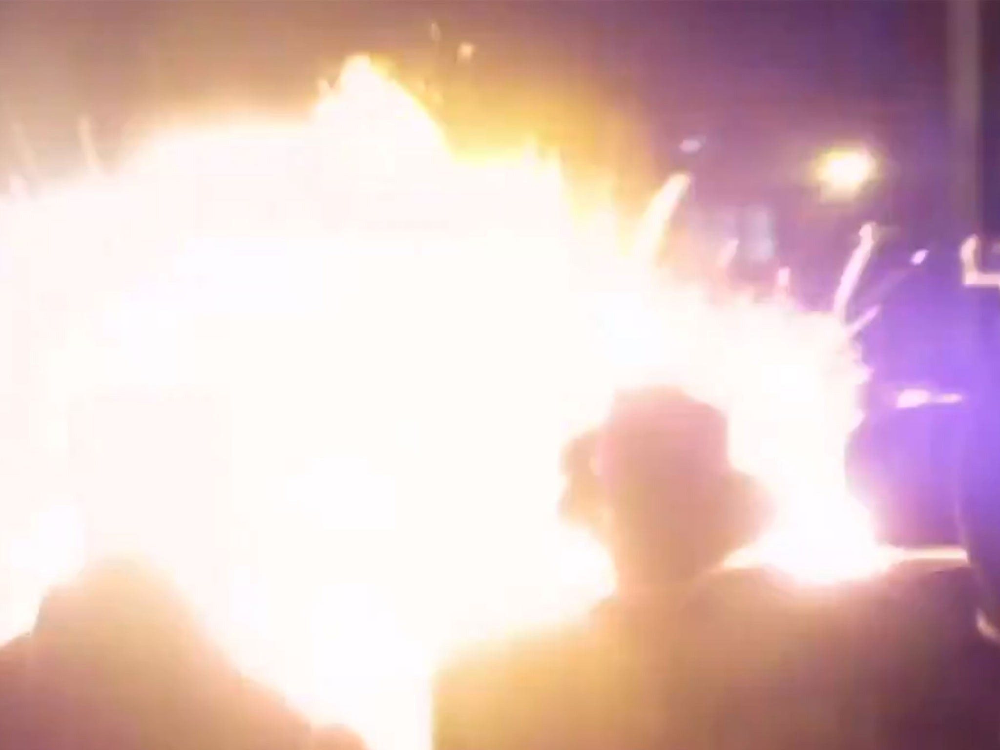 Fireball erupts at a Lag BaOmer event in Stamford Hill