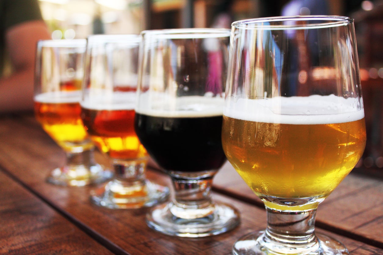 A flight is the best way to try the diverse craft beers (Getty/iStock)