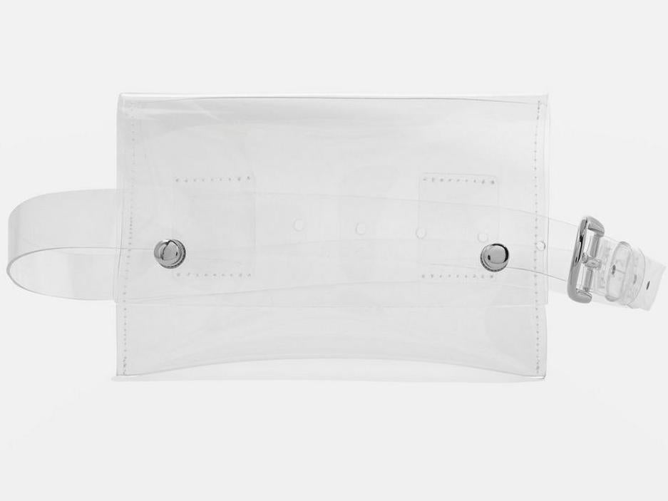 Clear purse belt, £24, Topshop