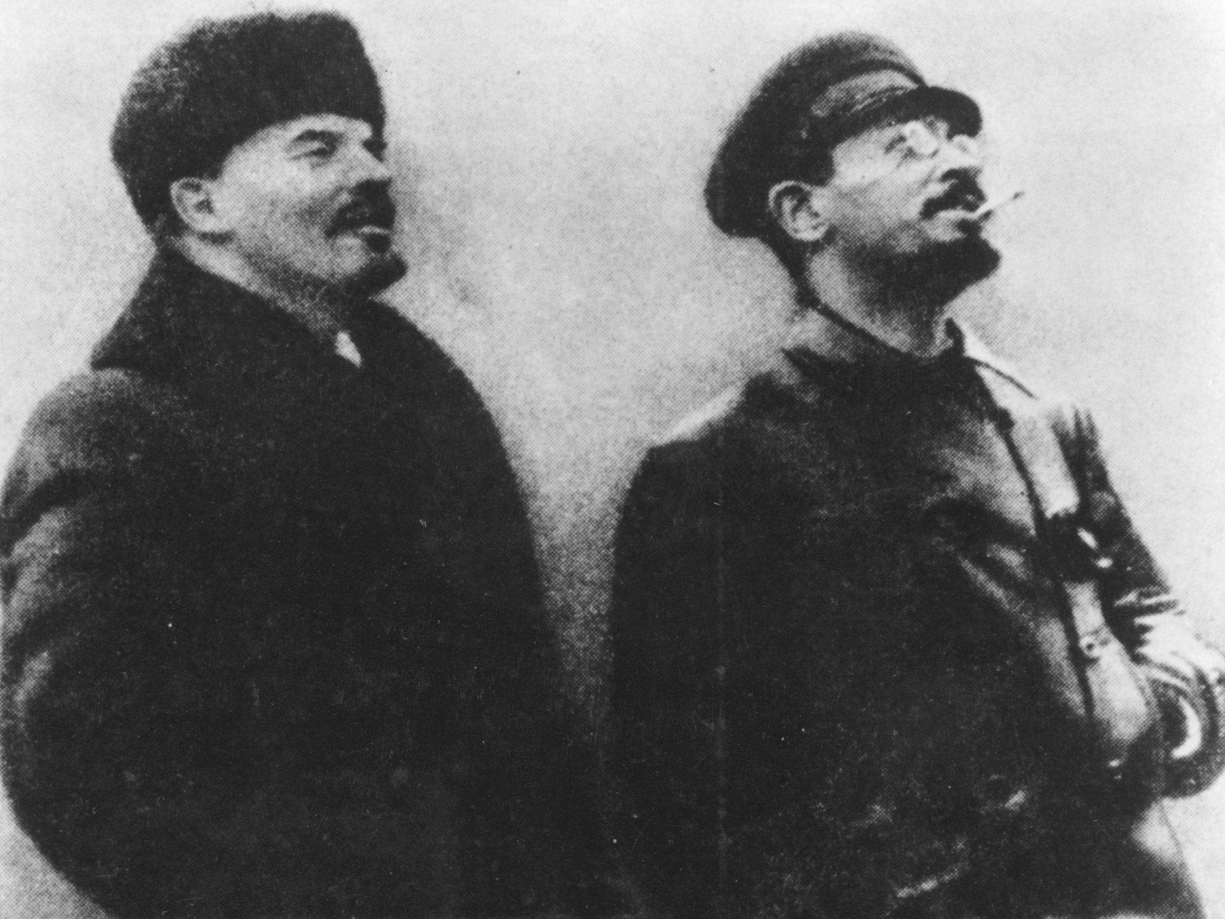 Lenin (left) and Trotsky were two of the 20th century’s greatest revolutionaries inspired by Marxism