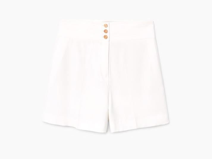 Buttoned high-waist shorts, £35.99, Mango