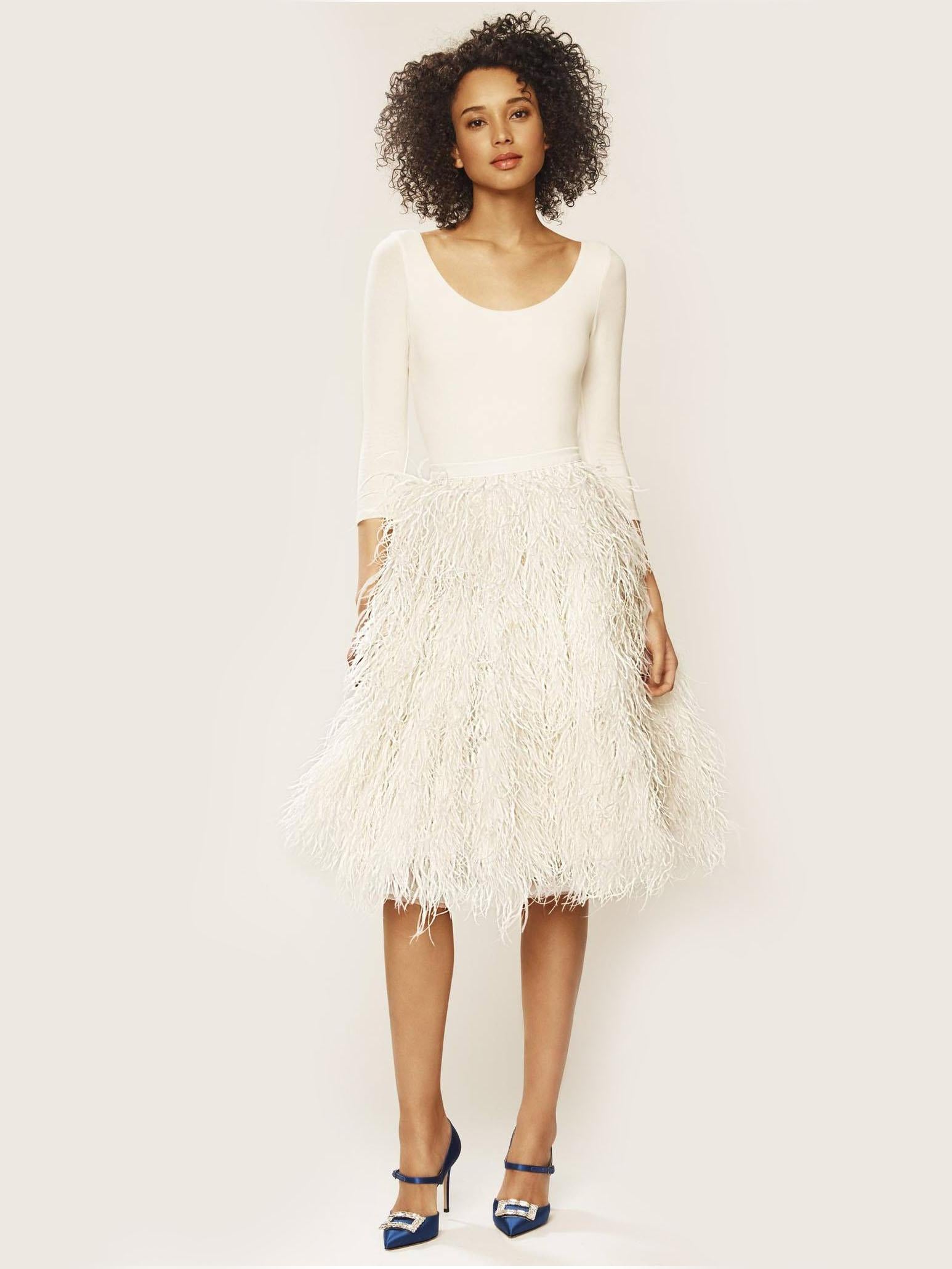 Feather skirt, £808