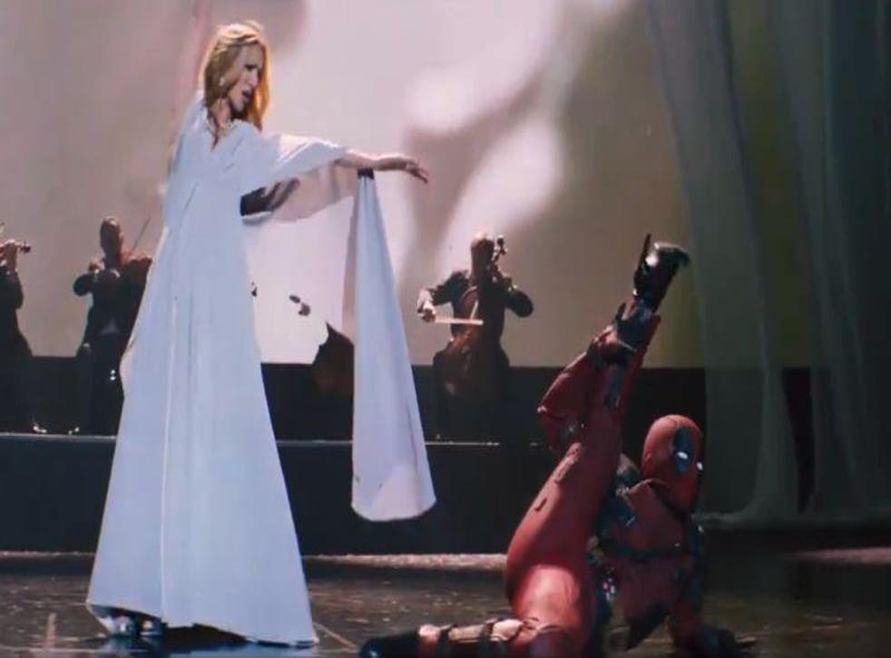 Deadpool performs interpretive dance in Celine Dion's new 'Ashes' music ...
