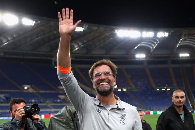 Klopp is competing in his third final with Liverpool