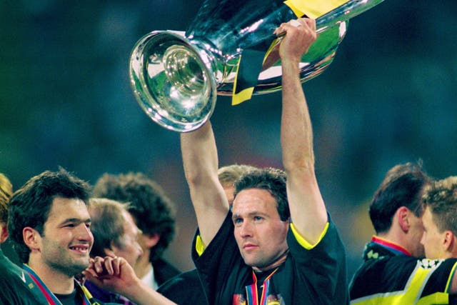 Lambert won Europe's elite competition with Borussia Dortmund in 1997