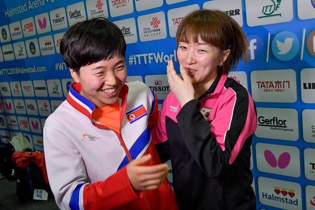Kim Song I of North Korea and Suh Hyowon of South Korea
