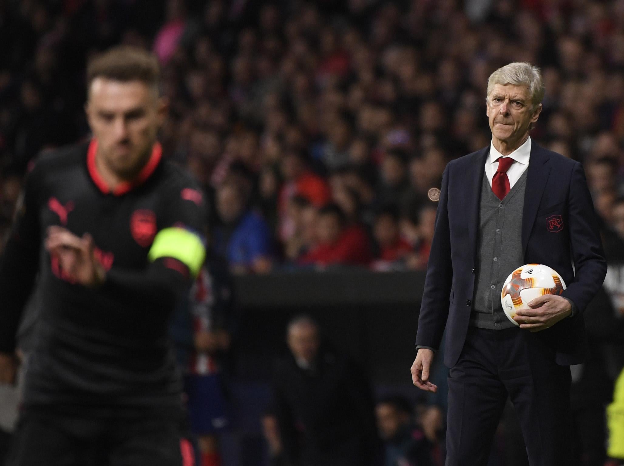 Wenger lost his last-ever European tie with Arsenal