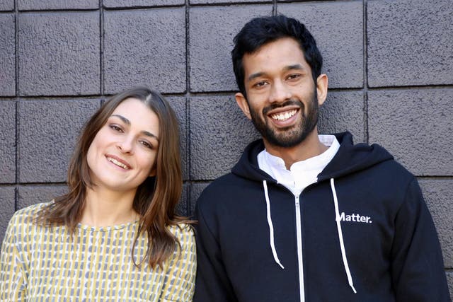 ‘Democracy only works if people know what they’re talking about,’ says Matilde Giglio, pictured with co-founder Mayank Banerjee