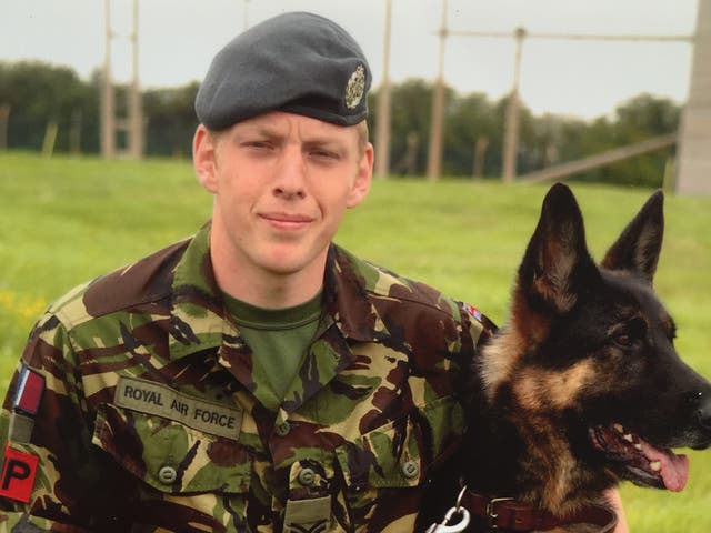 Luke Dallison was a corporal in the RAF and served in Afghanistan