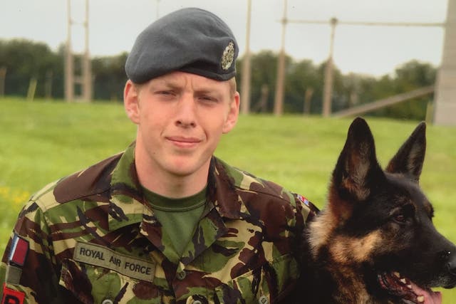Luke Dallison was a corporal in the RAF and served in Afghanistan