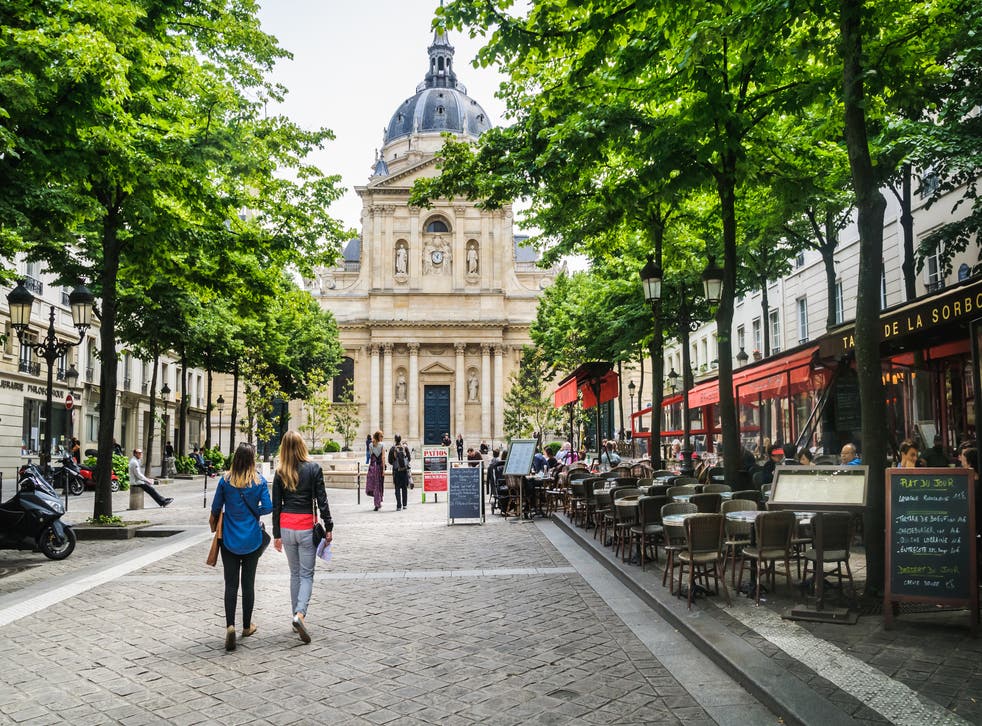 Place de la Sorbonne, in the Latin Quarter, is a lot quieter today than it was half a century ago this month