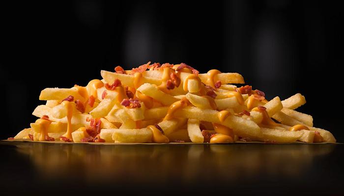 Cheese-covered fries with bacon from Australia are on the menu (McDonald's)