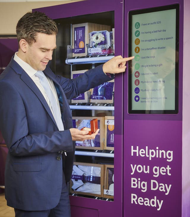 'Wedding Vending Machines' that offer solutions to common wedding