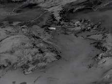 Volcanoes observed erupting from space by Russian satellites Kamchatka