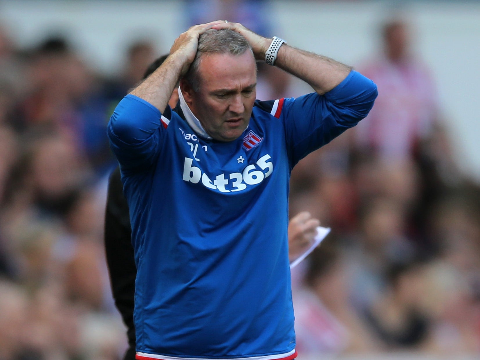 Lambert insisted he would stay with Stoke