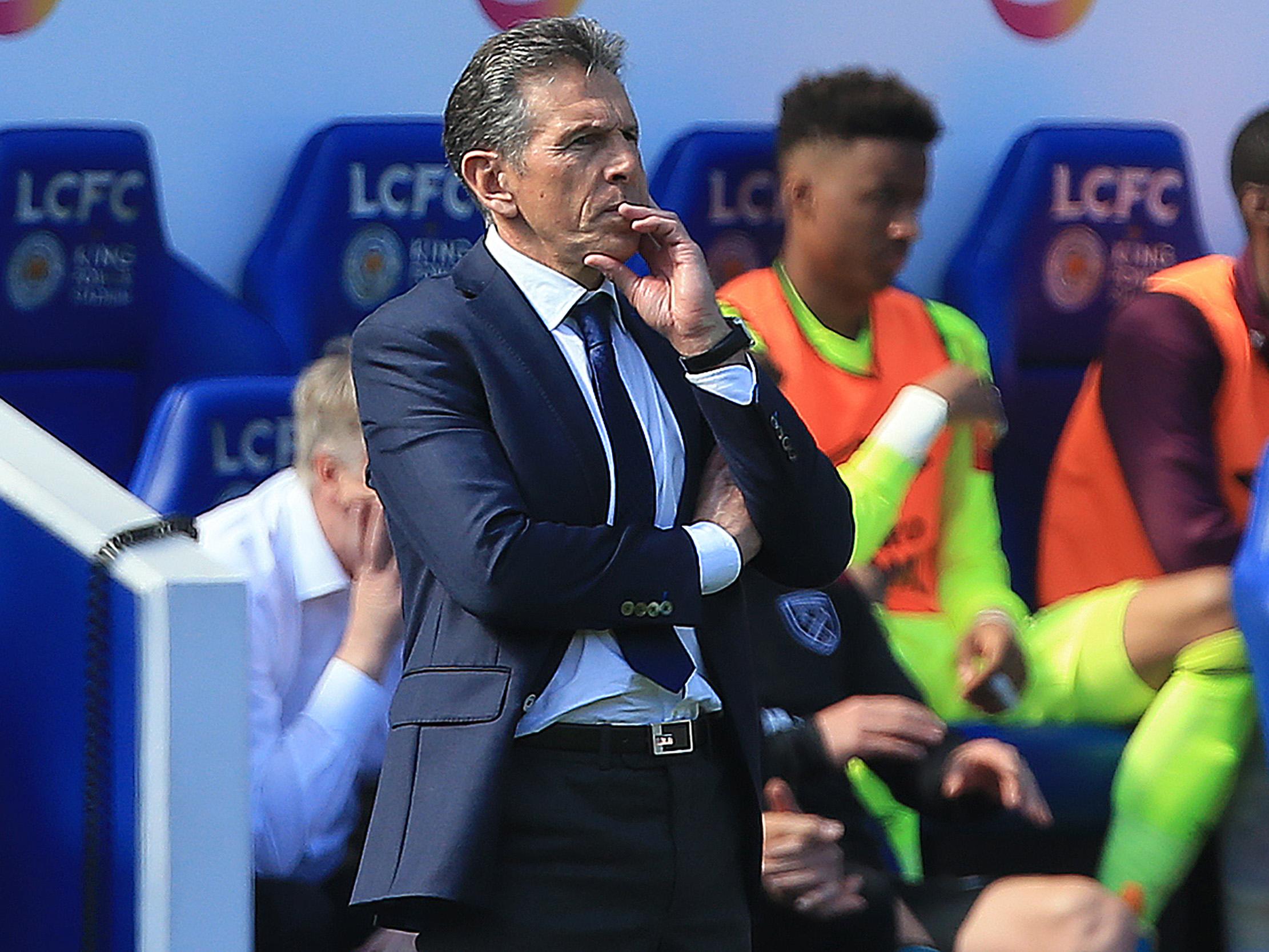 Puel has defended his record at Leicester