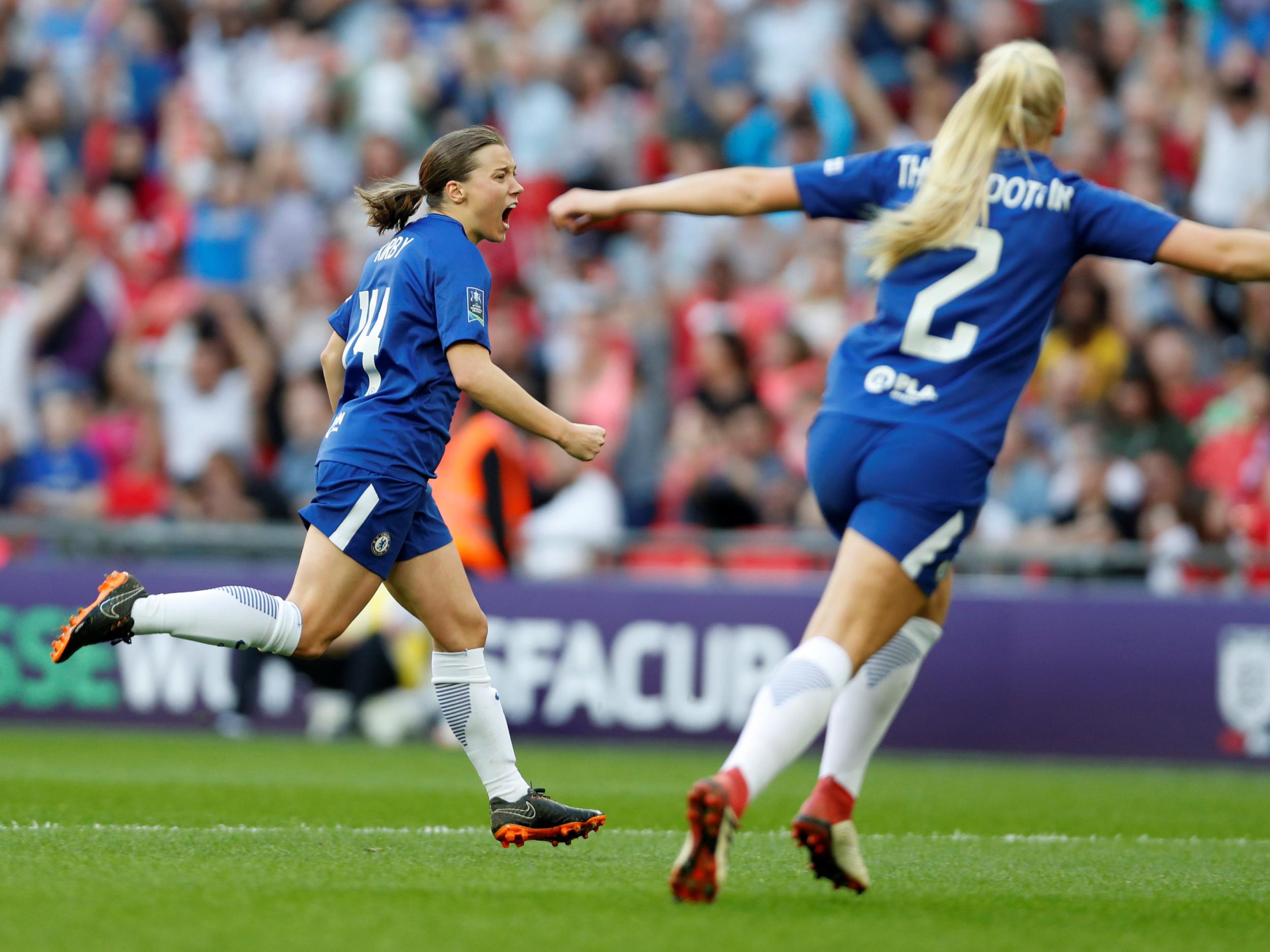 Fran Kirby stars as Chelsea Ladies win second Women&apos;s FA Cup over Arsenal