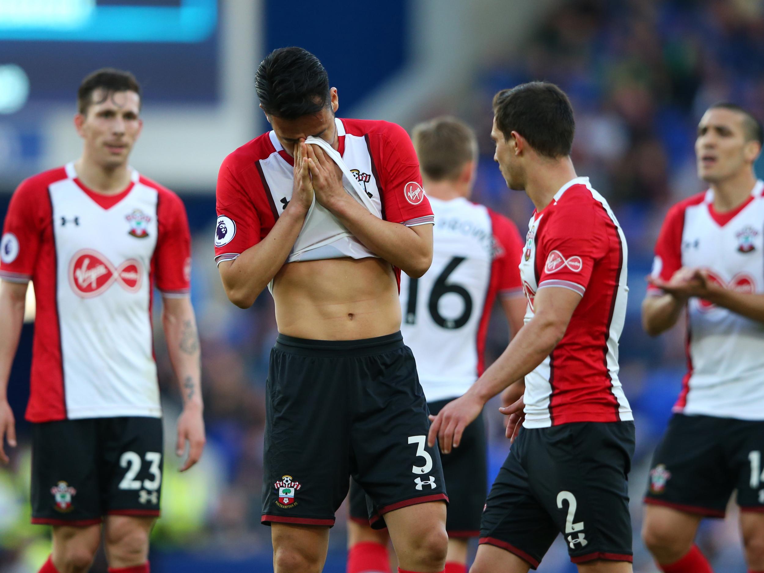Southampton were devastated at full-time