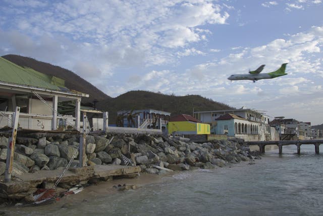 The Caribbean island of Saint Martin/Sint Maarten, which was hit by Hurricane Irma in September 2017, boasts a land border between France and the Netherlands