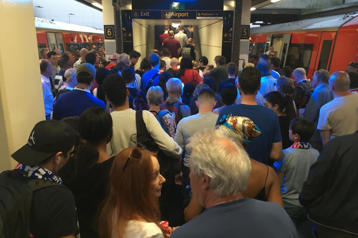 Meltdown for bank holiday travellers as rail and flight schedules unravel