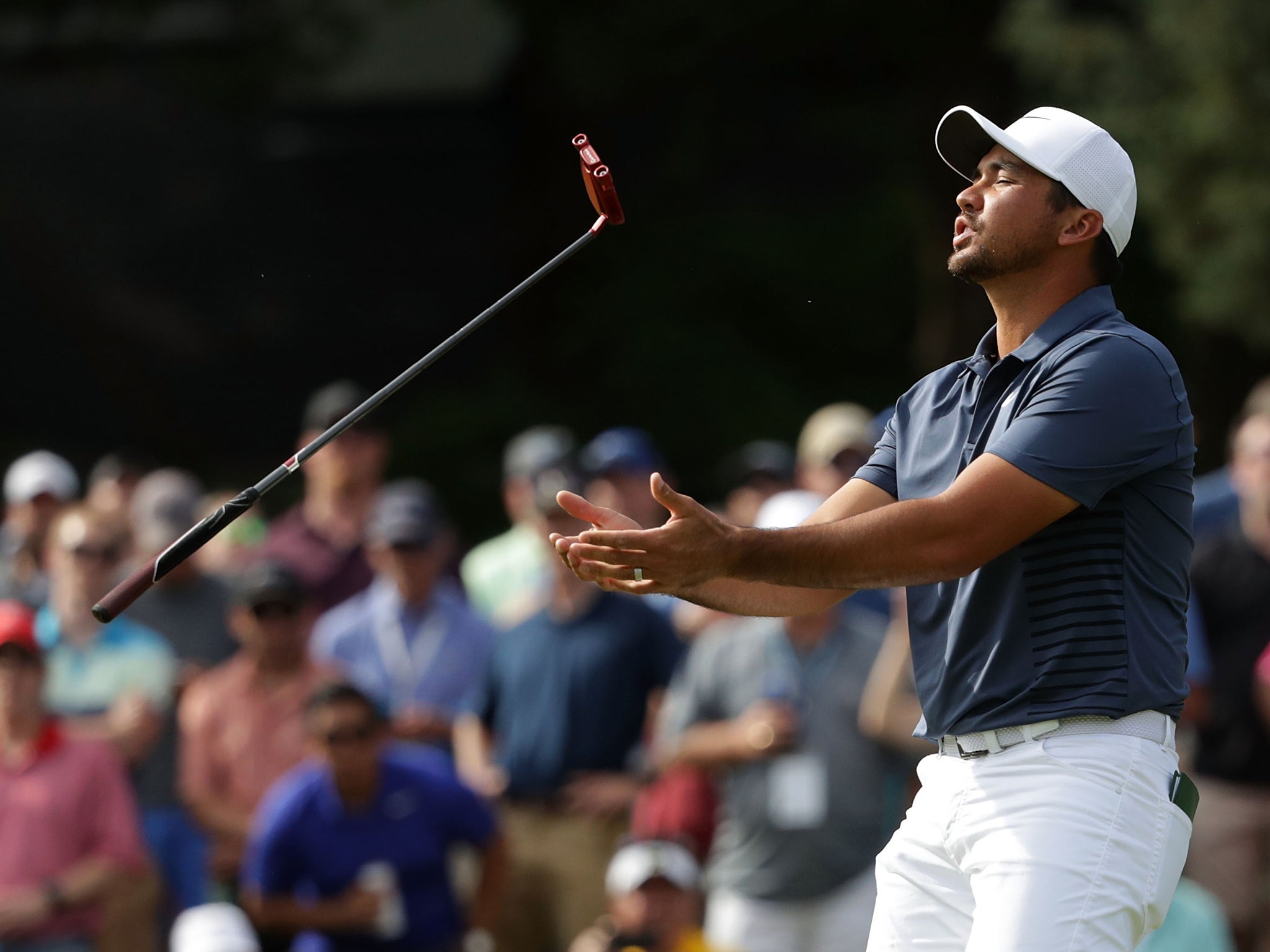 Day nearly recorded a hole-in-one on 17 to help secure a two-shot victory