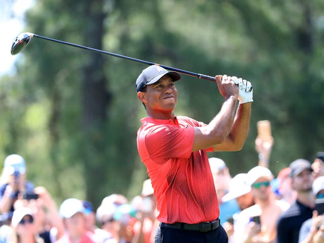 Tiger Woods was well off the pace as he finished his fourth round of the Wells Fargo Championship without a birdie