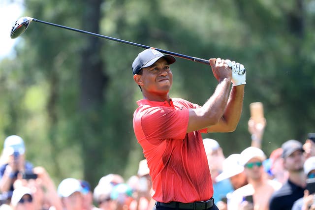 Tiger Woods was well off the pace as he finished his fourth round of the Wells Fargo Championship without a birdie