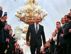 Vladimir Putin inaugurated for a fourth time