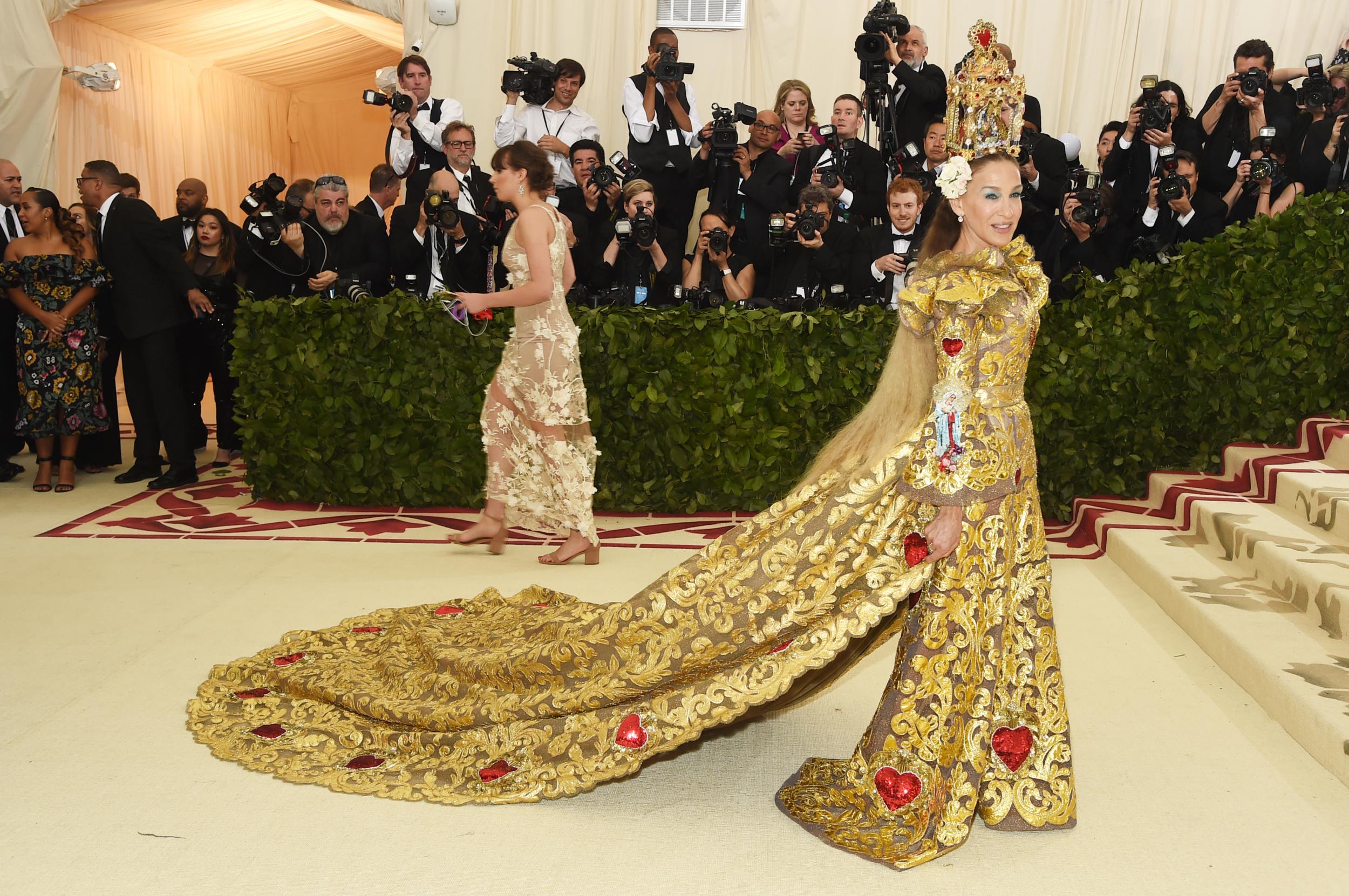 Sarah Jessica Parker on the red carpet (Getty)