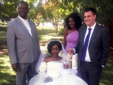 Woman marries days after losing her arm in crocodile attack