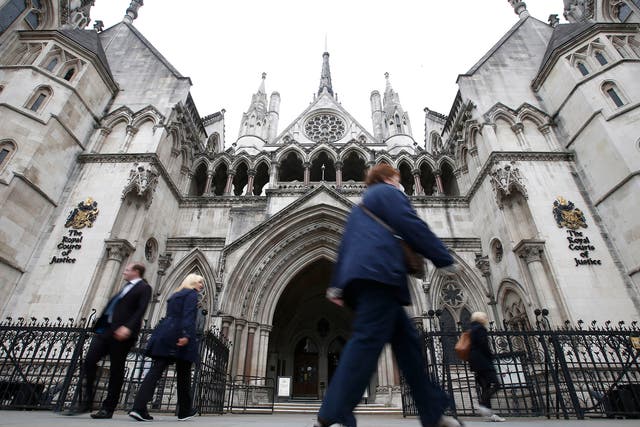 The Royal Courts of Justice in the Strand (File photo)