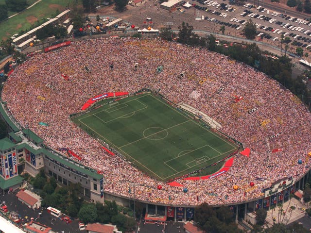The US hosted the tournament in 1994 at the Rose Bowl in California