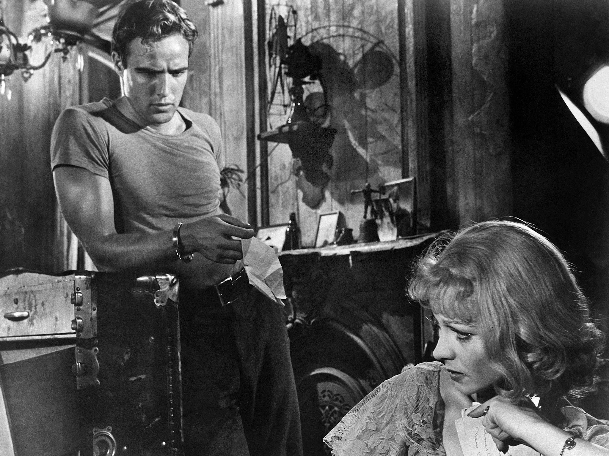 Marlon Brando and Vivien Leigh in 'A Streetcar Named Desire'
