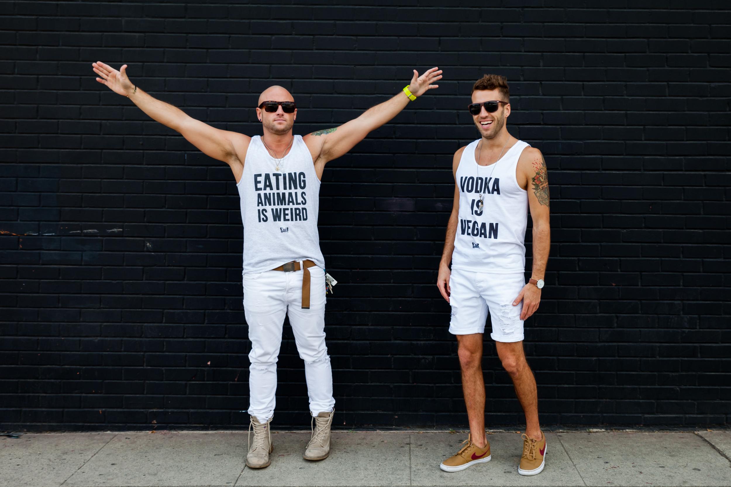 Why not embrace the vegan lifestyle like these guys? You'd even have an excuse because you're saving the planet
