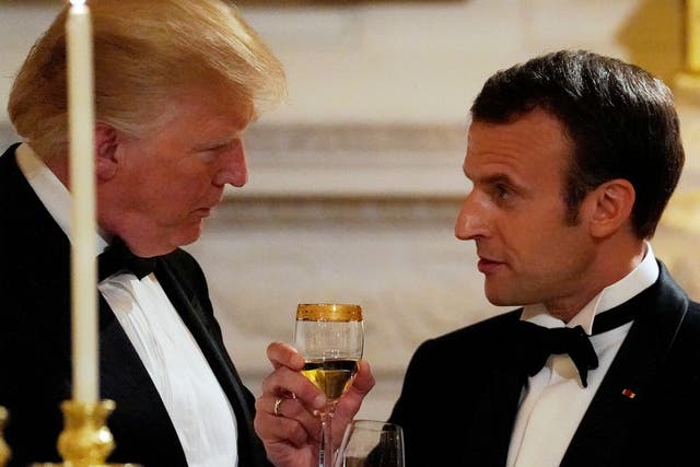 White House staff reportedly said Trump thought a recent call with Macron was 'terrible'