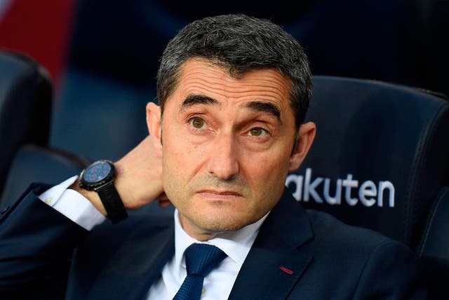 Valverde has guided Barcelona to the title in his first season in charge