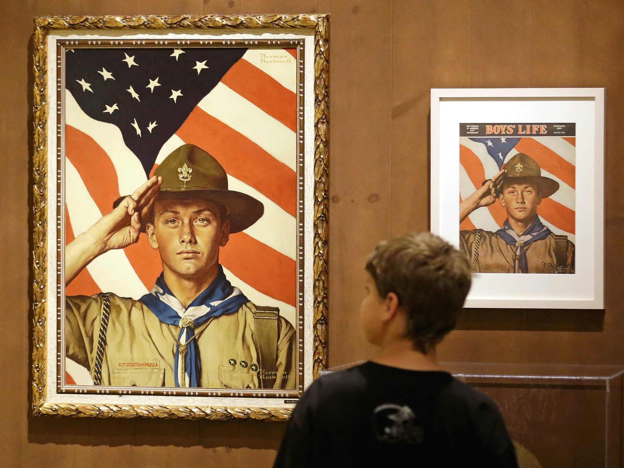 The Rockwell exhibition at the Mormon Church History Museum in Salt Lake City, celebrates the 100-year relationship between Scouting and the Mormon church
