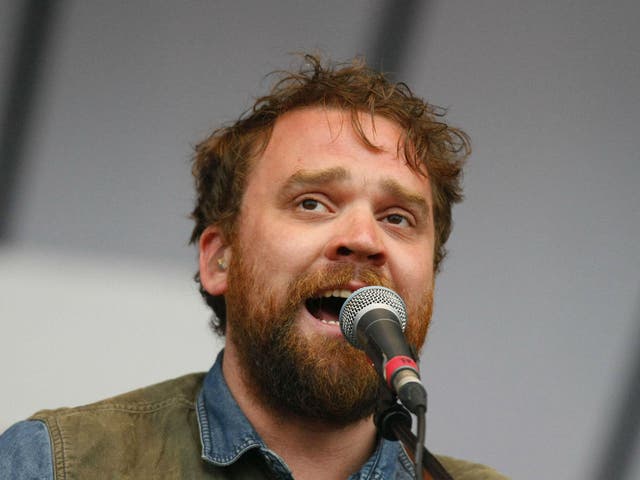 Footage of Frightened Rabbit performing in 2013