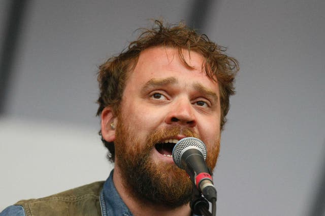Footage of Frightened Rabbit performing in 2013