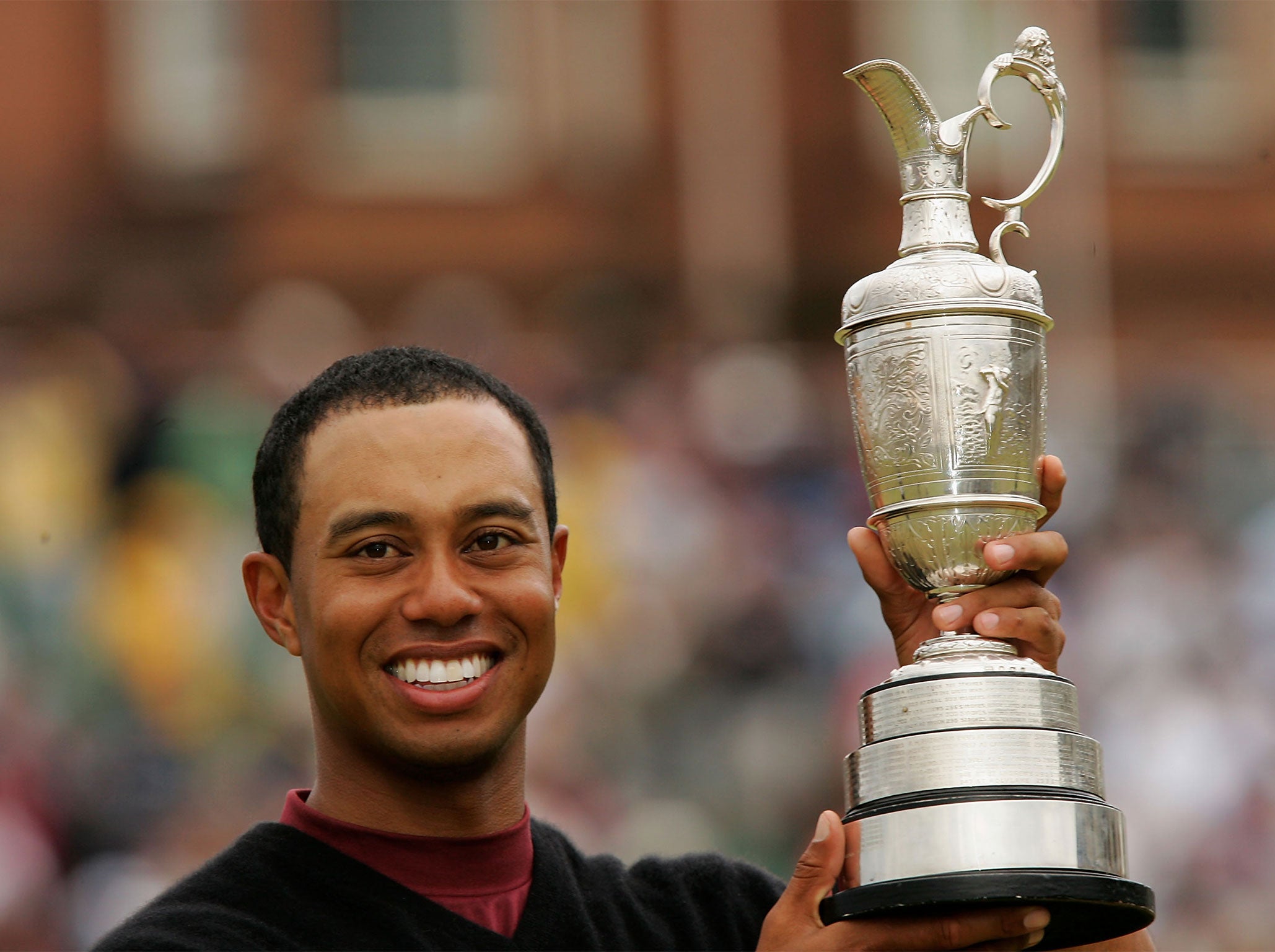 Tiger Woods has won The Open three times before, including in 2005 at St Andrews